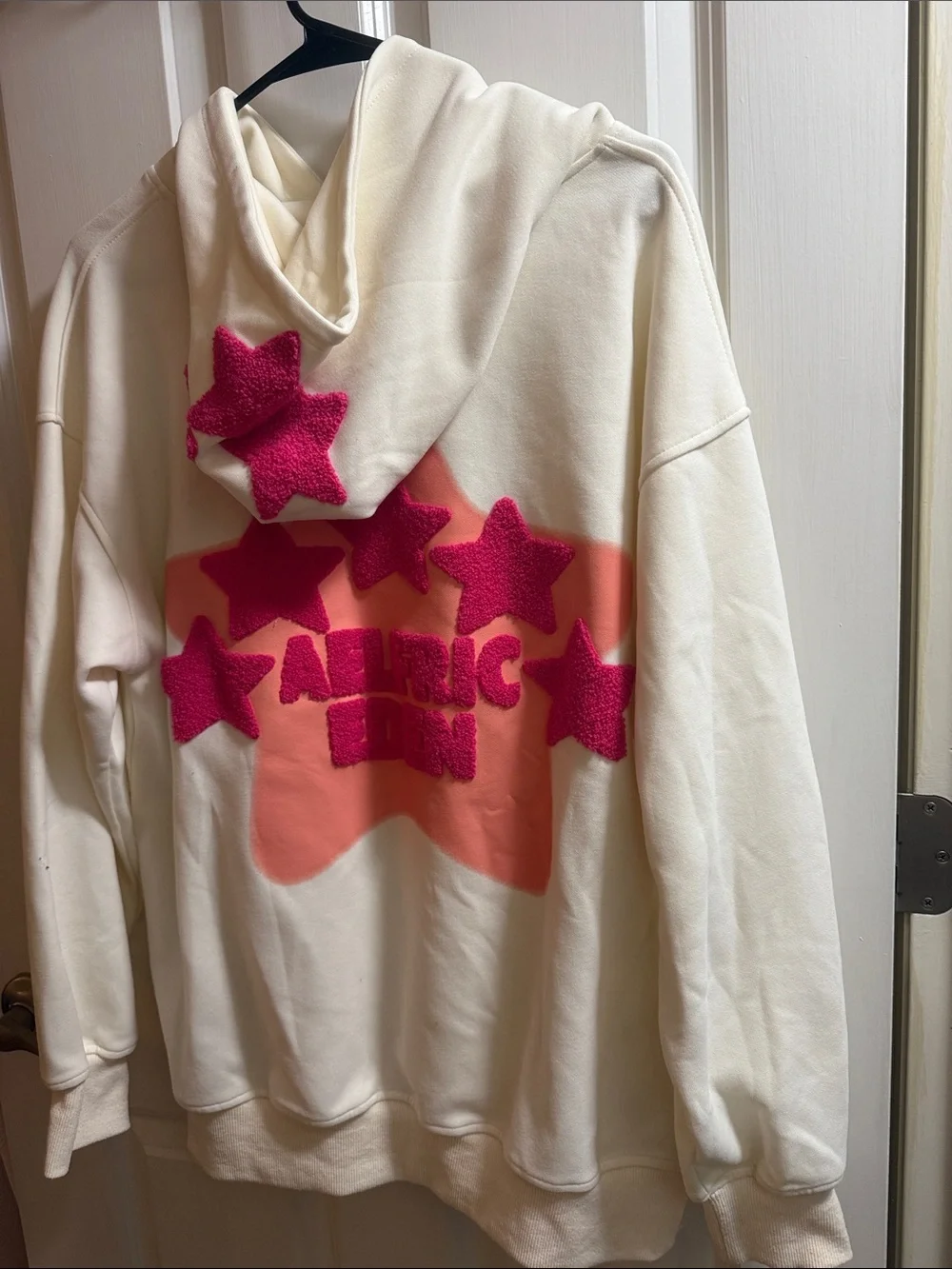 Aelfric Eden Cream Hoodie with Subtle Logo - Picture 5 of 5